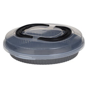 Steel Pie Tin with Polypropylene Lid