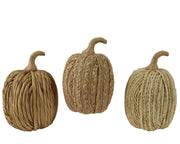 Pumpkin Weaving Handmade Jute Pumpkin Decoration, Woven Finish