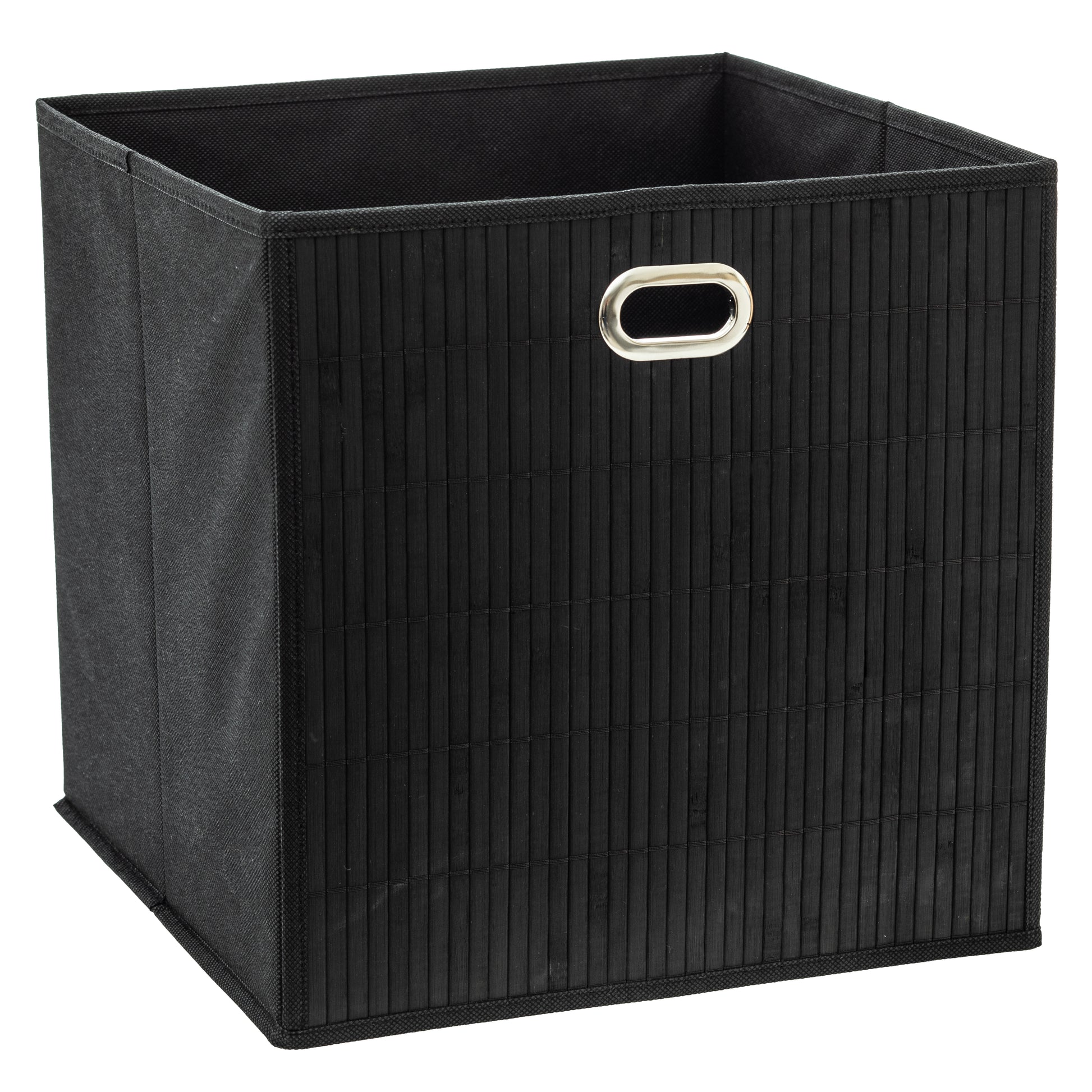 Basket Black Bamboo Storage Box