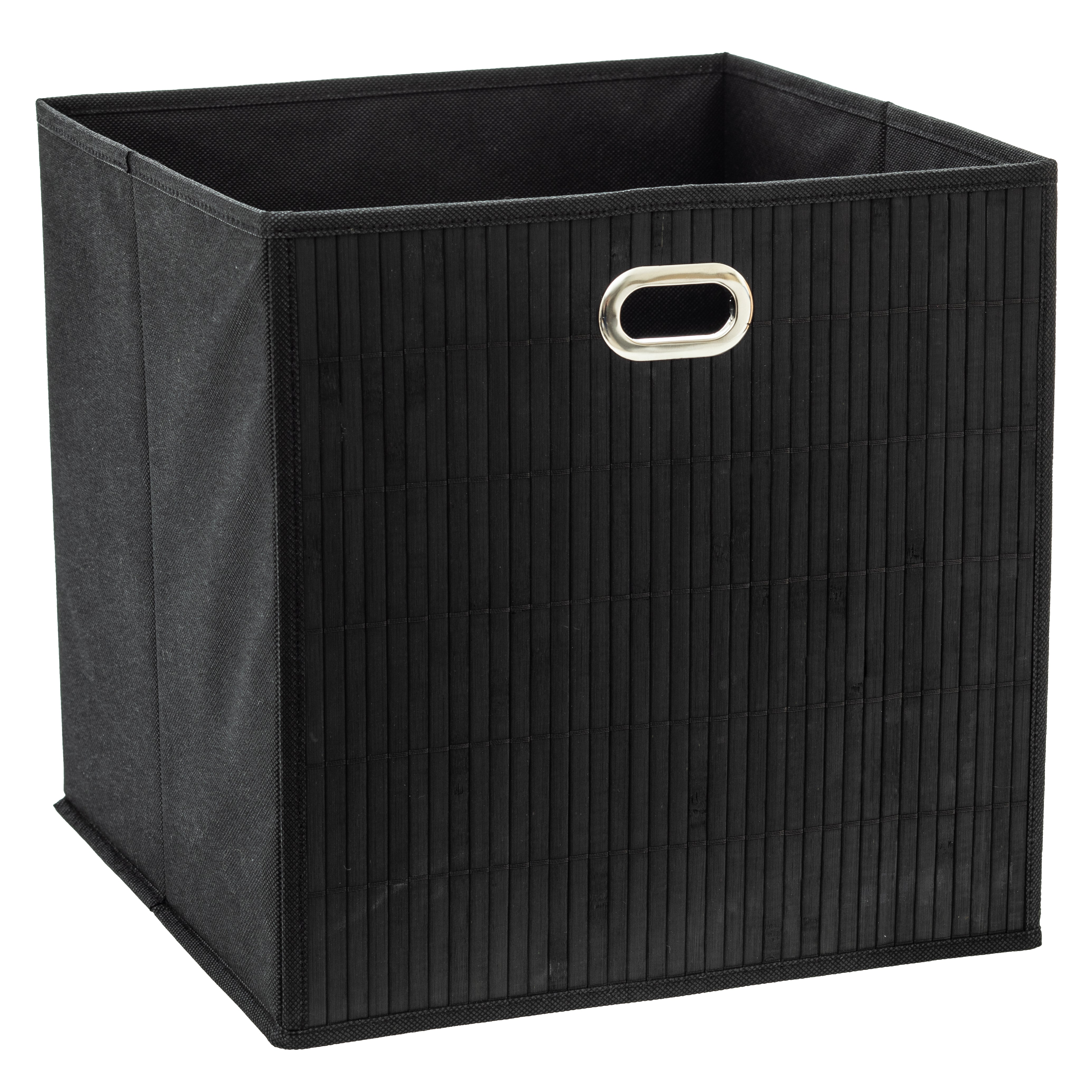 Basket Black Bamboo Storage Box