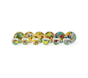 Fiori Frida Pack of 6 Coffee Cups with Saucers