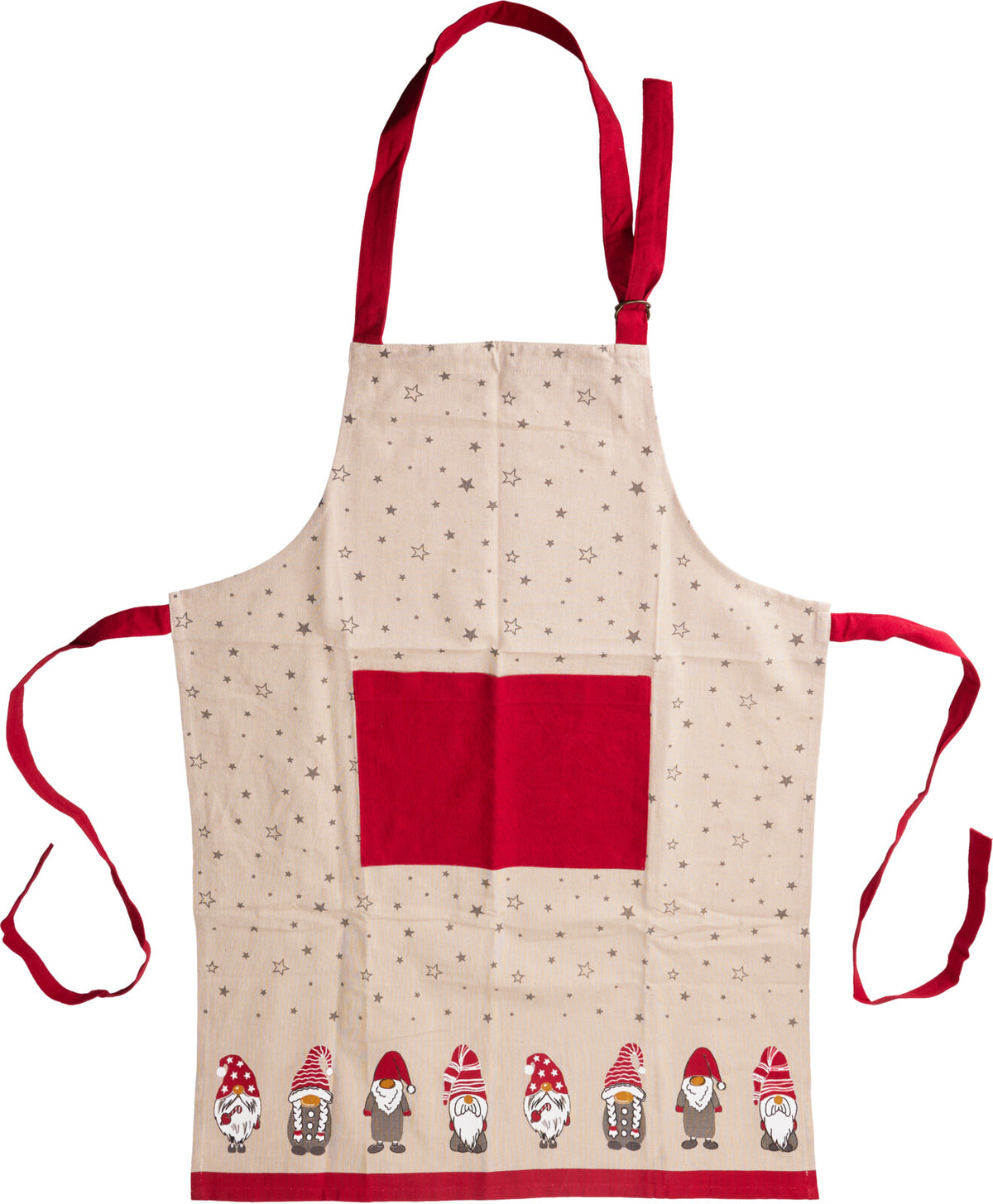 Apron With Xmas Design Cotton Christmas Gnome Apron 60x84 cm
