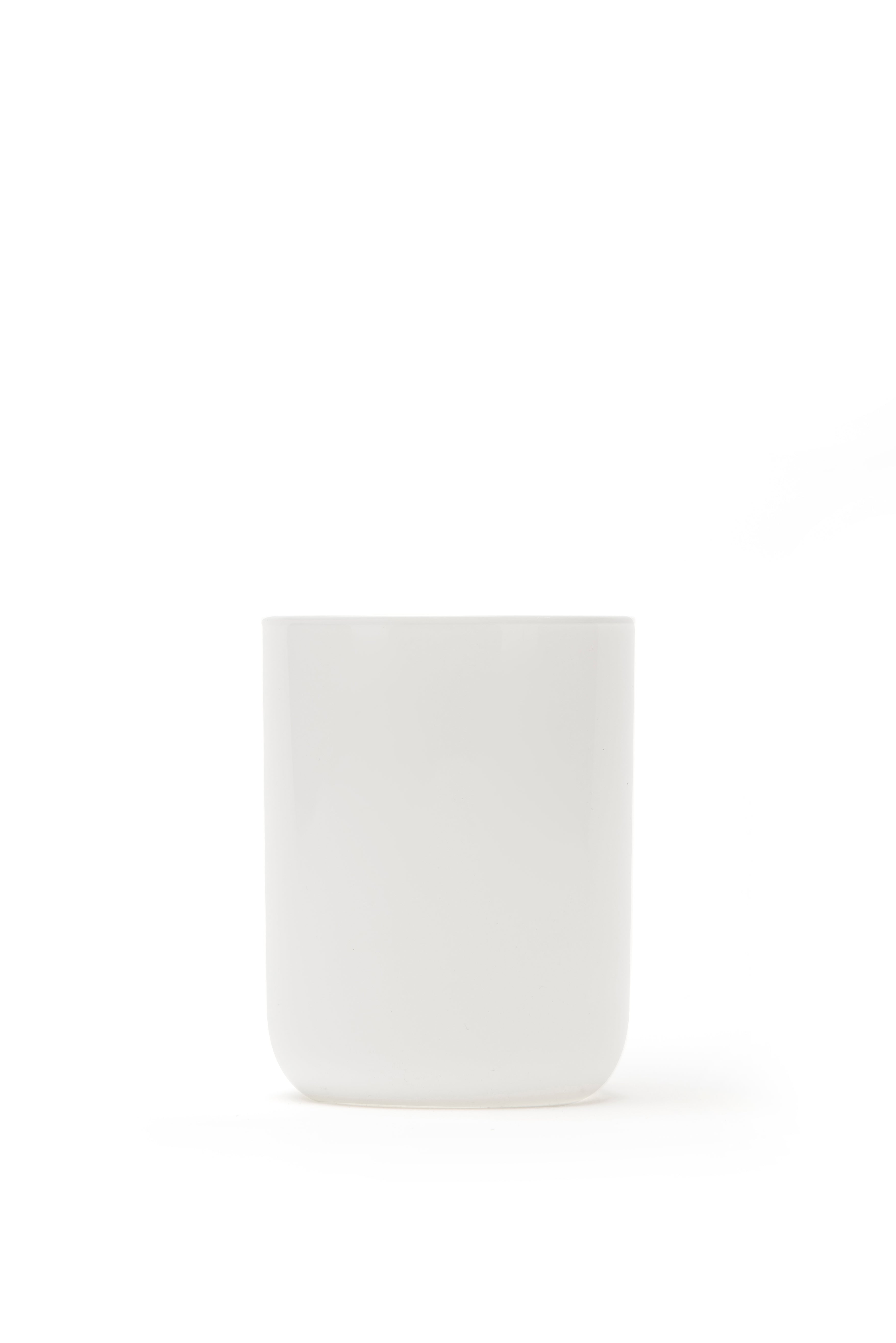 NORDIC Glass Cup, 35 cl, Black/White