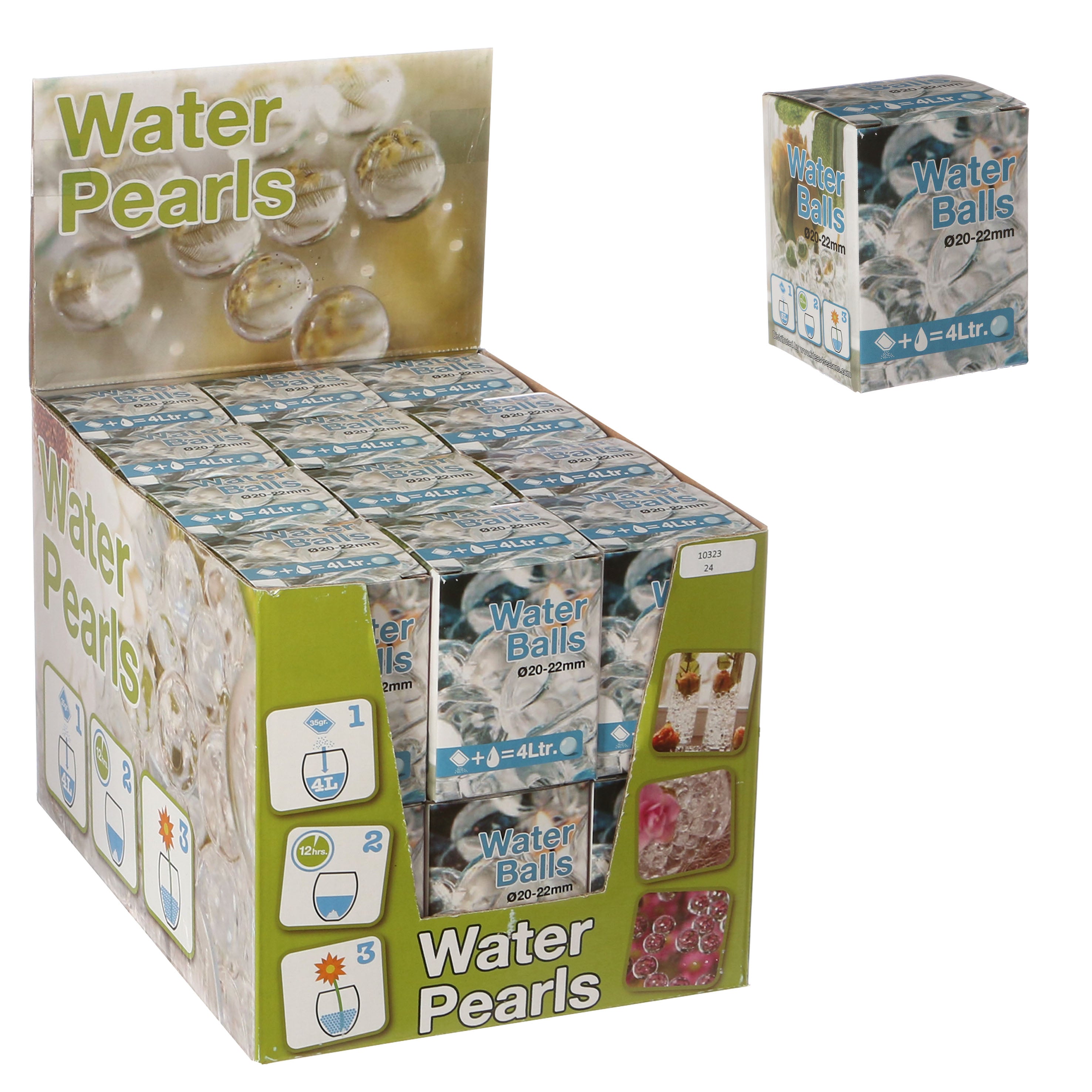 Water Balls Clear in Display