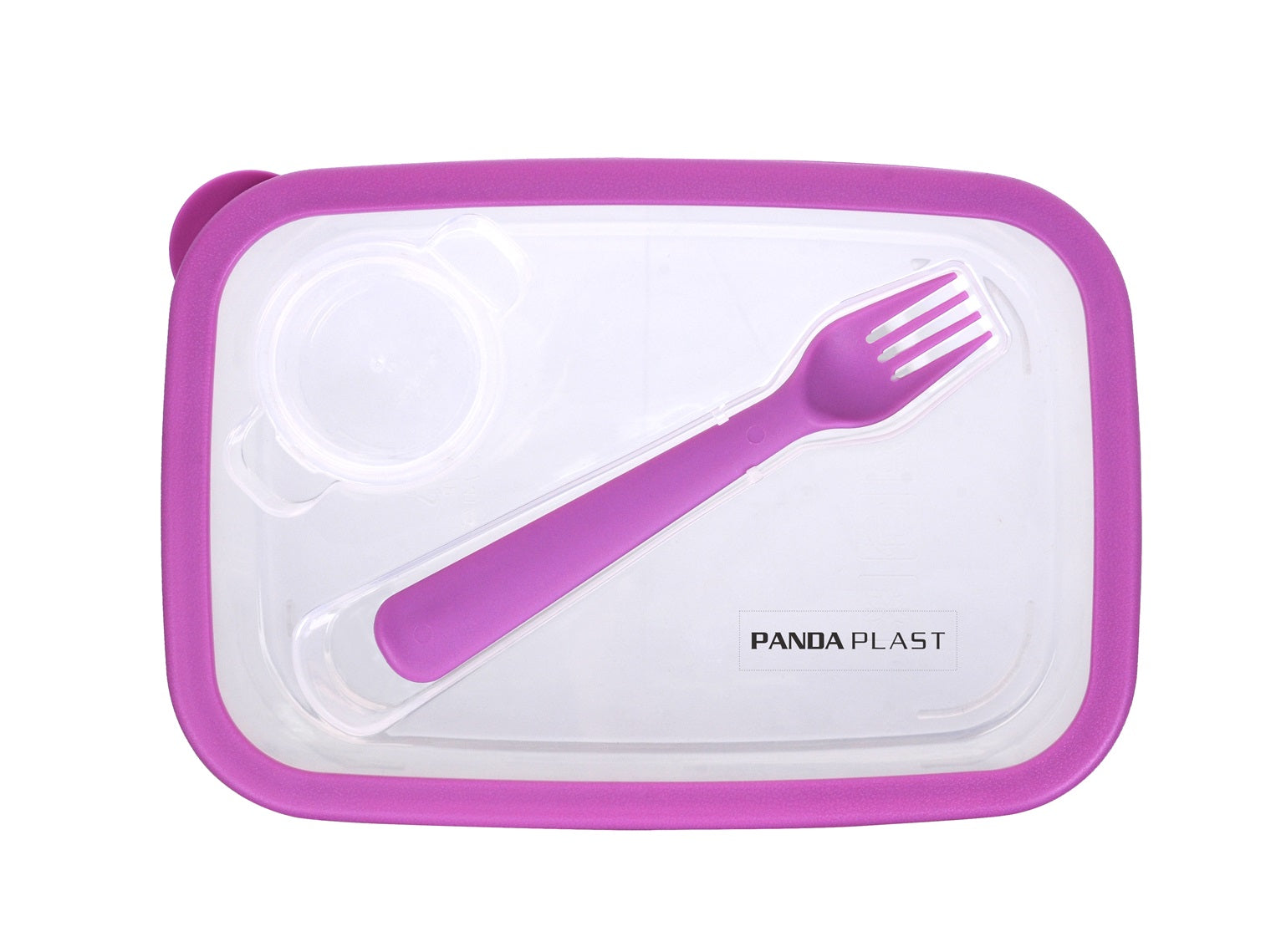 Lunch Box with Fork and Sauce Box
