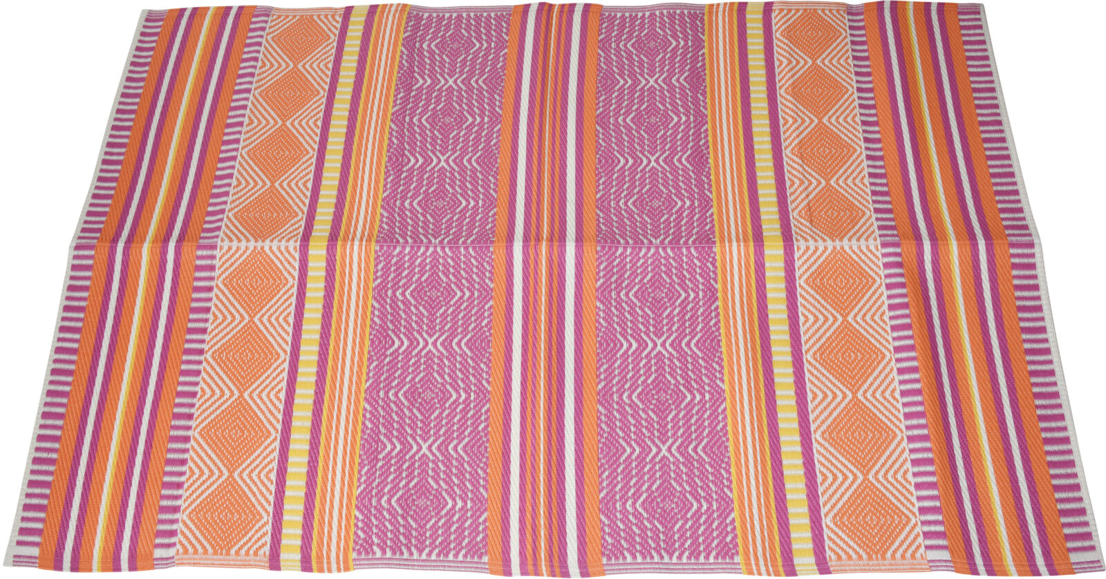 Multicolored Floor Mat - 120 x 180 cm, Blue/Pink