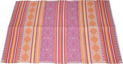 Multicolored Floor Mat - 120 x 180 cm, Blue/Pink