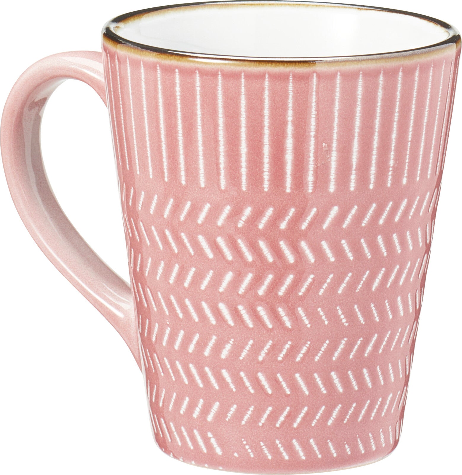 Stoneware Mug 300 ml Embossed Winter Garden Reactive Glaze