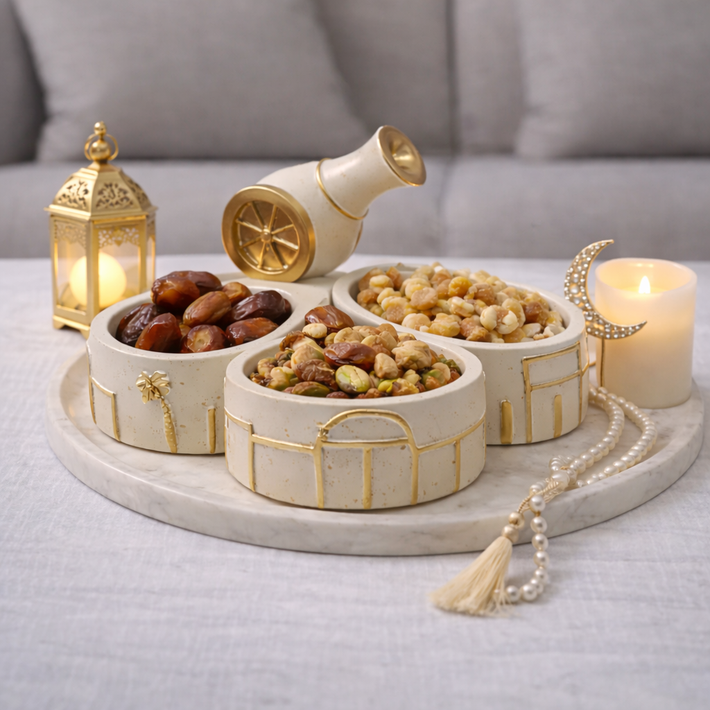 Divided Bowl with Cannon