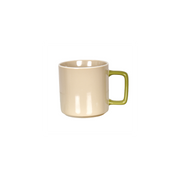 Chic Mug Modern Ceramic Coffee Cup, Contrasting Handle, 8x9.5cm
