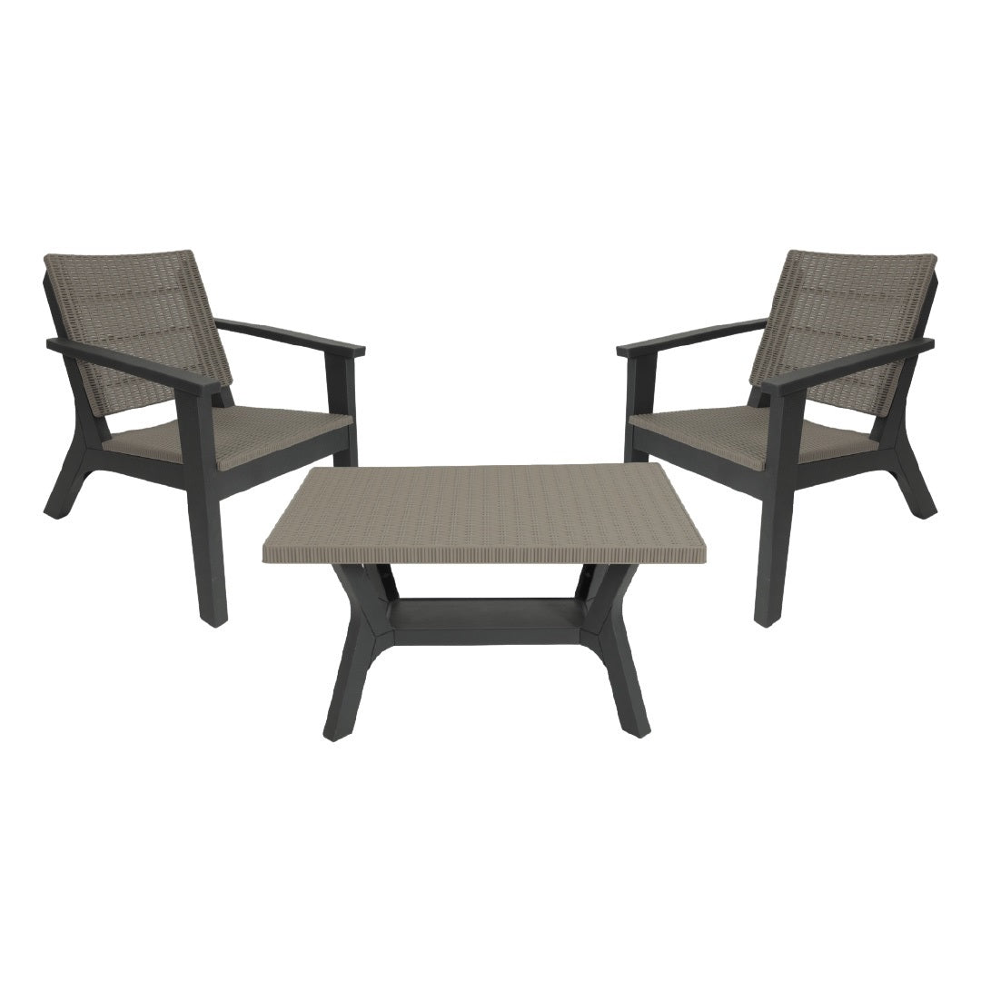 Tropicano Terrace Set Resin Fiberglass Outdoor Lounge Furniture