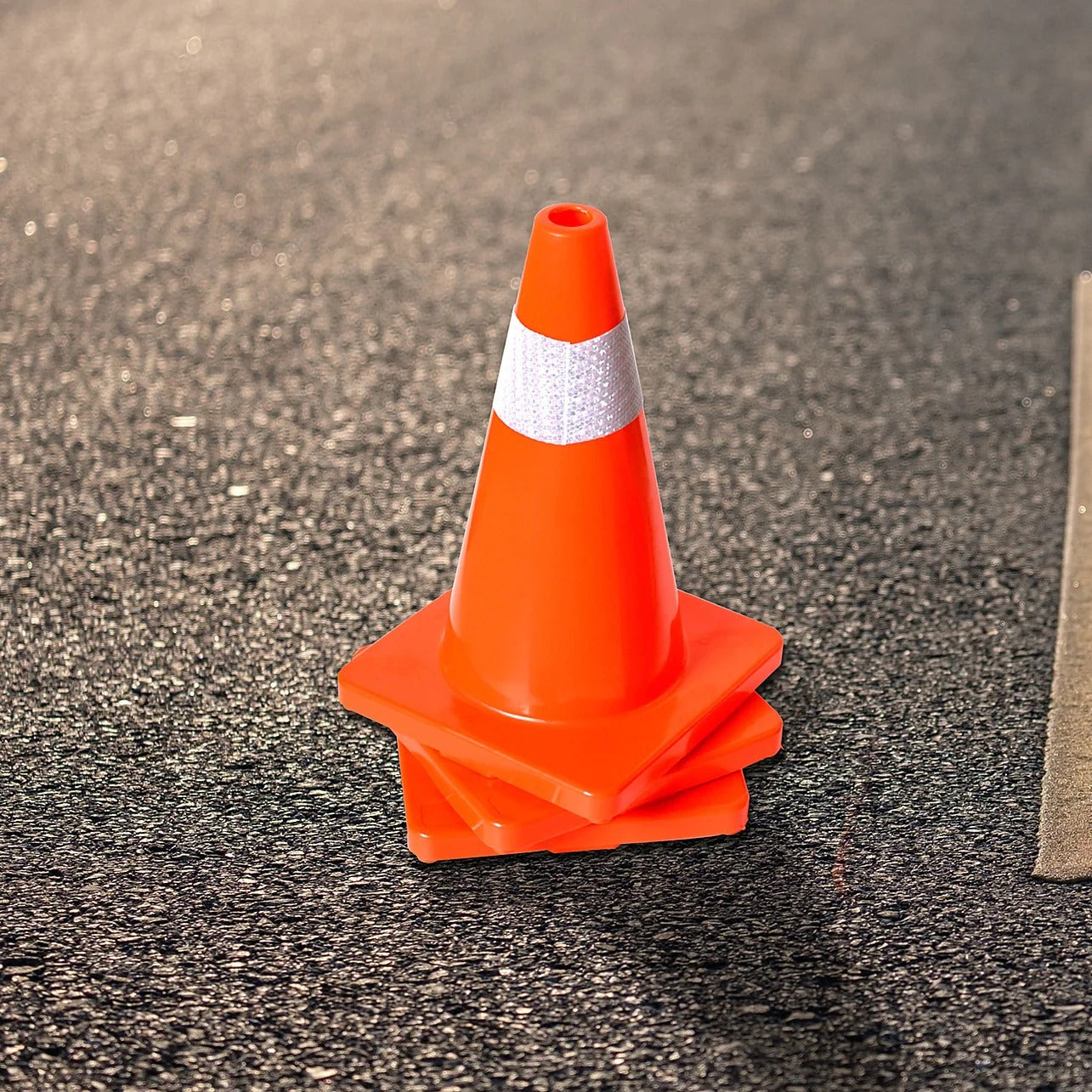 Pvc Traffic Cone - High-Visibility, Durable, Reflective