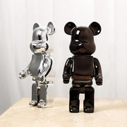 Bear Ornaments Black - Luxury Crystal Finish Decorative Bear Figurine