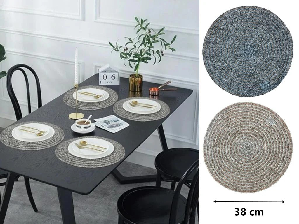 Round Braided Table Placemat