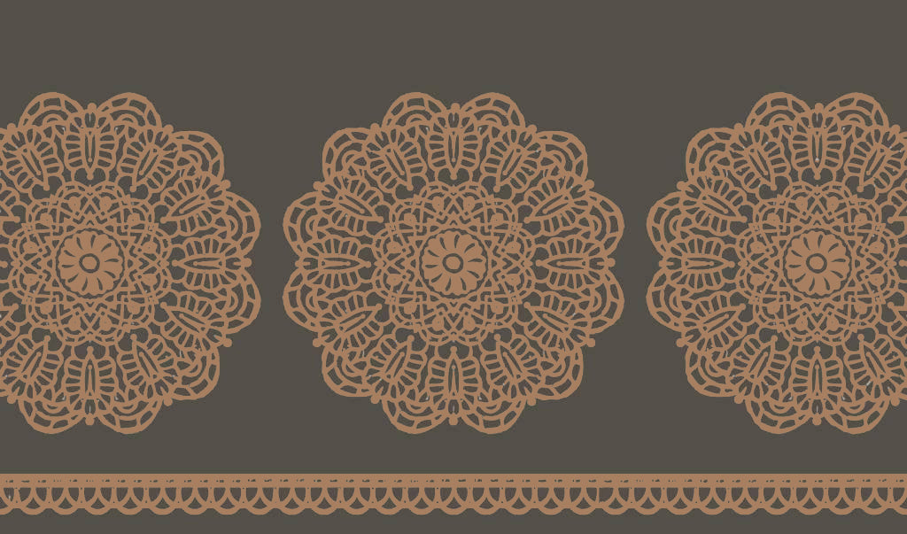 Coir Mat Mandala Design Doormat