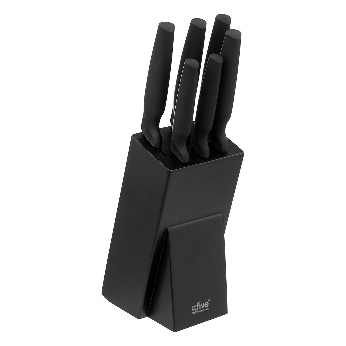 6-Piece Knife Block, Black