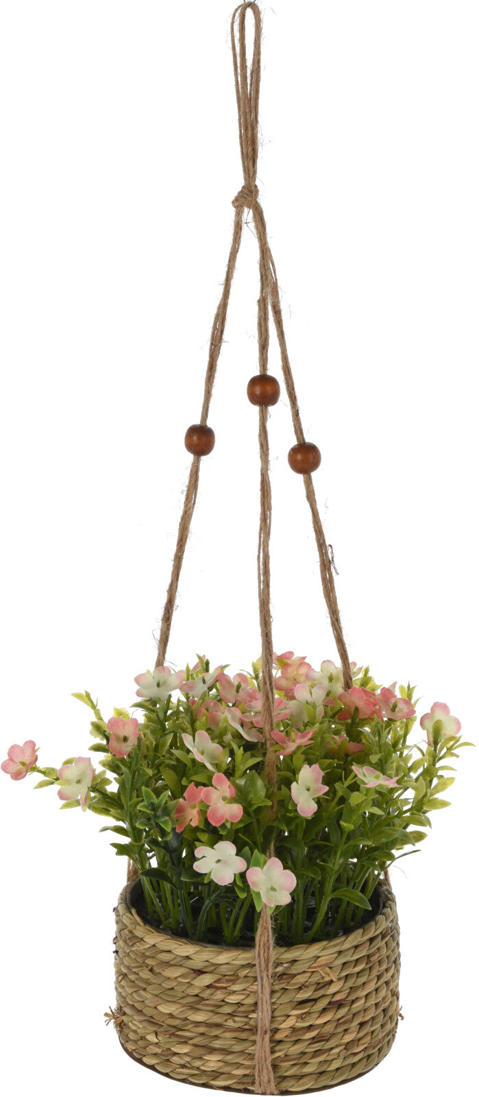 PLANT IN PP HANGING BASKET - Artificial Flower Pot