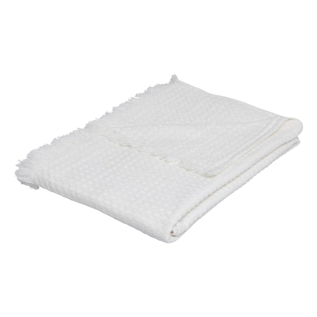 Widdy Cotton Waffle Throw Blanket