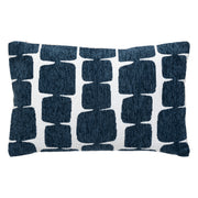 Cushion Cover "Jeni", Chenille with Curved Patterns