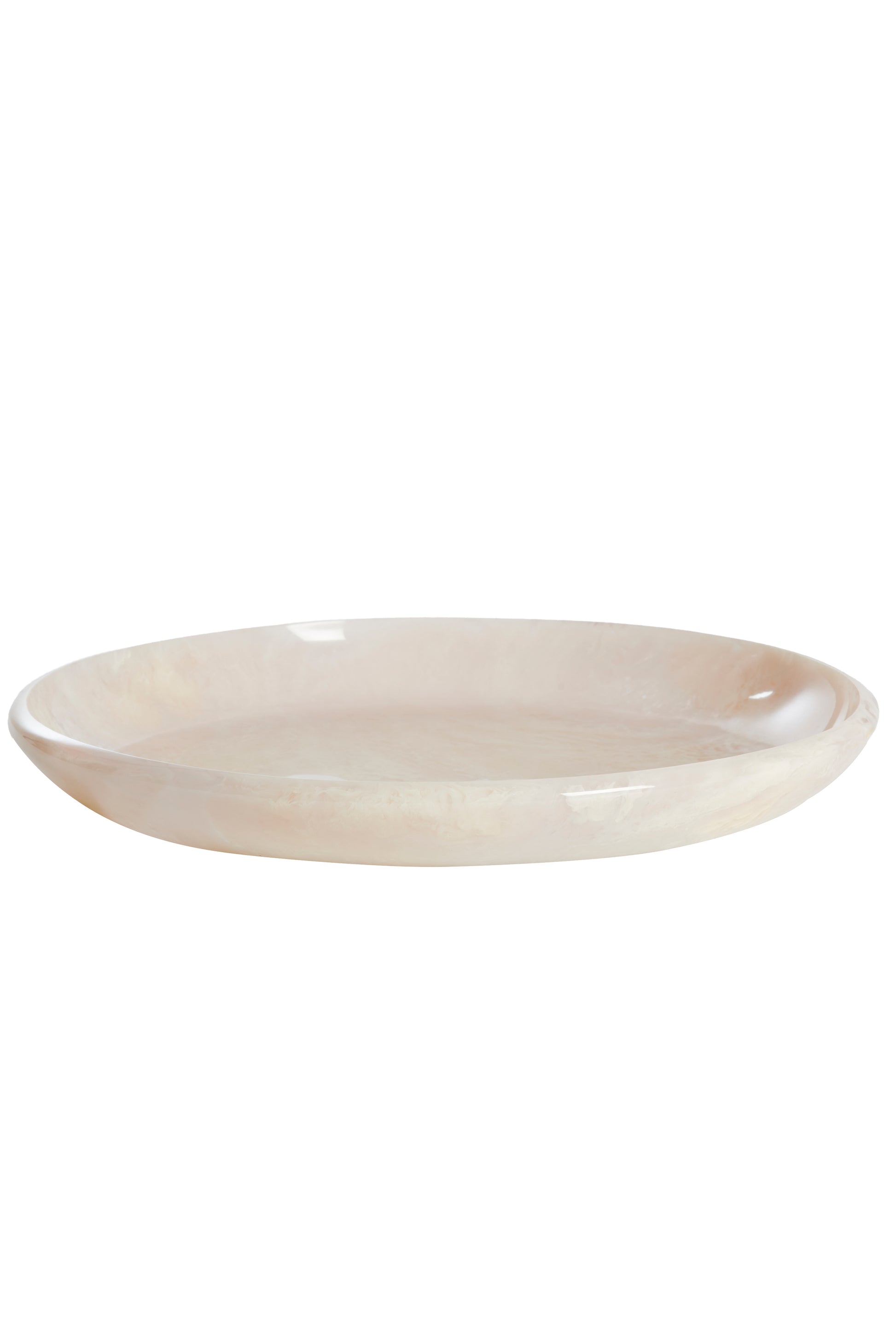 Belawan Dish White Round Synthetic Serving Plate 44cm