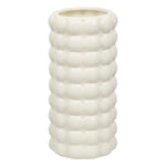 "Sky" Vase - Glazed Dolomite Cylinder with Sculpted Spheres