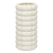 "Sky" Vase - Glazed Dolomite Cylinder with Sculpted Spheres