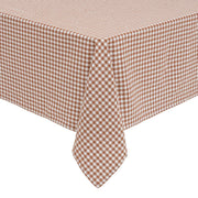 TABLECLOTH VICHY FLORAL Cotton Checkered Pattern