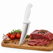 Chef Knife with White Handle – 7"