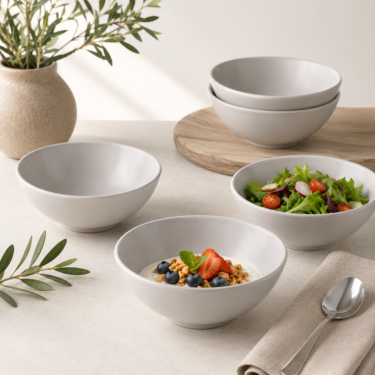 Light Beige Bowl 16 cm
