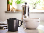 Anthracite Mug 30 cl - Matt Glazed Rustic Surface
