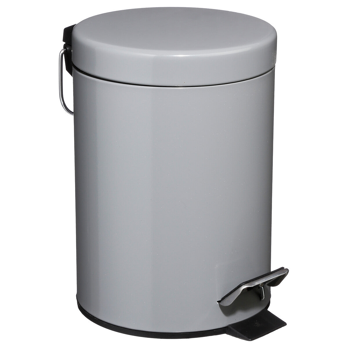 Round Metal Trash Can 3L with Pedal