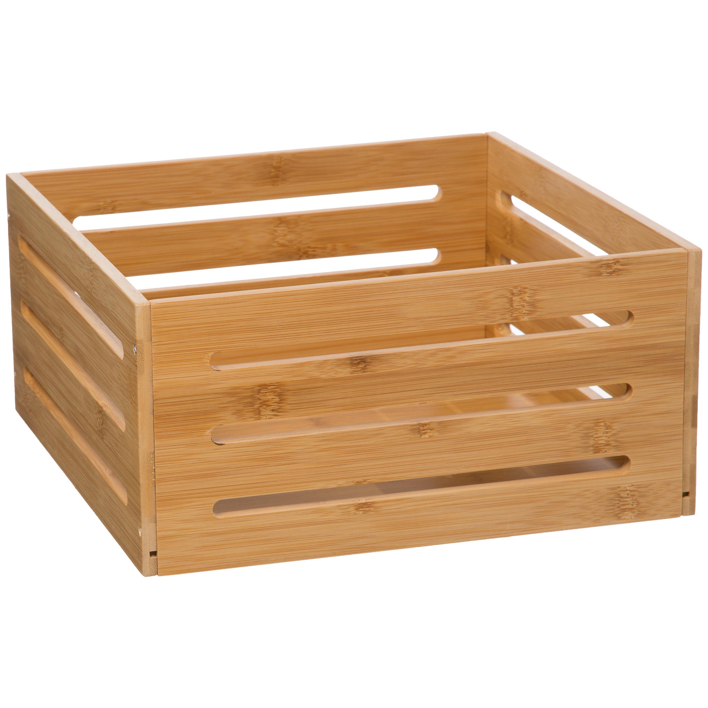 Box Full Bamboo - Beige Storage Solution