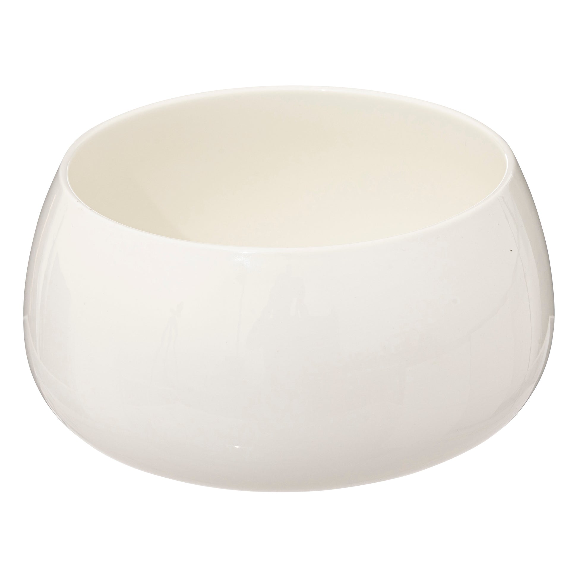 Nora Salad Bowl Diam 21 cm Porcelain White Serving Bowl