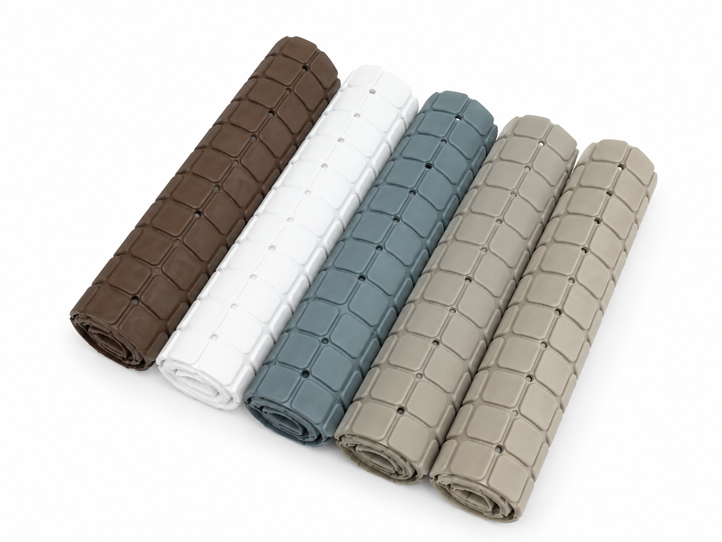 PVC Non-Slip Bathtub Mat – Squares Design