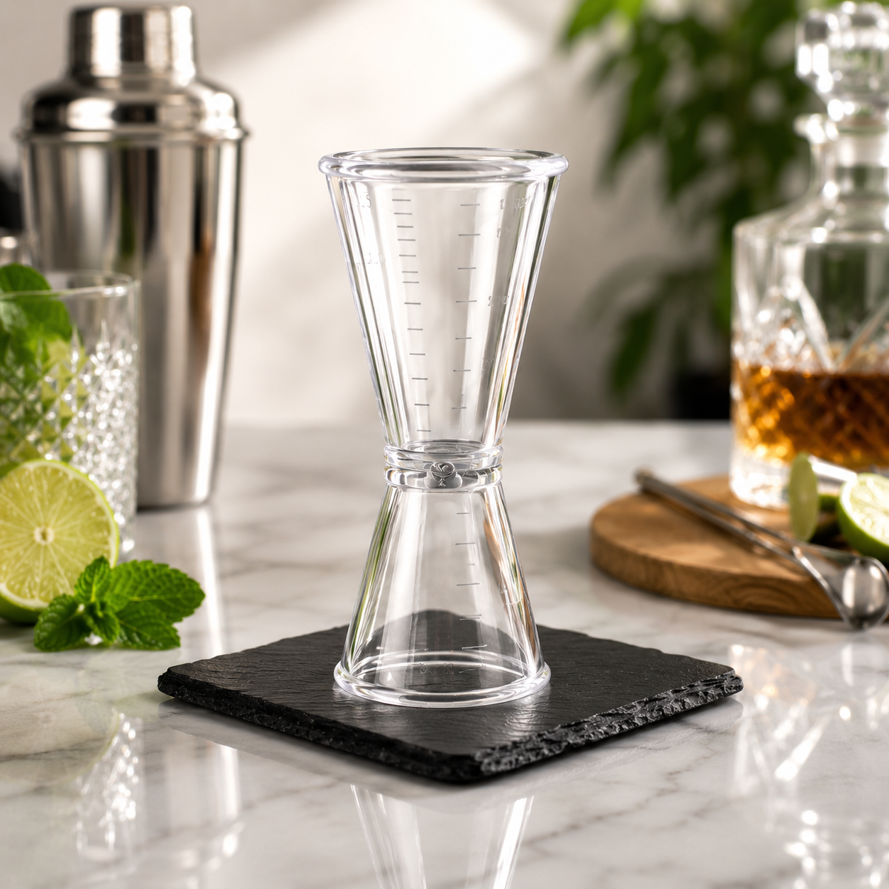 Polycarbonate Double Jigger Measuring Cup 40-20 CC