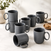 Matt Dark Gray Mug 400 ml