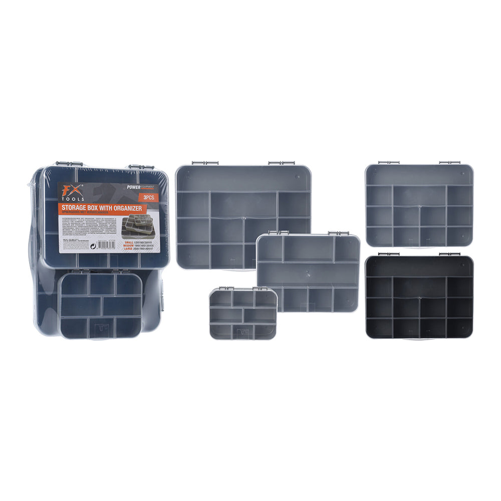 Organizer Set of 3Pcs, Multi-Size Storage Solution
