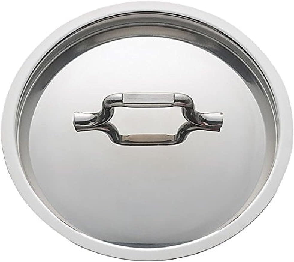 Inox Stainless Steel Pot Pan Lid 20 cm Silver