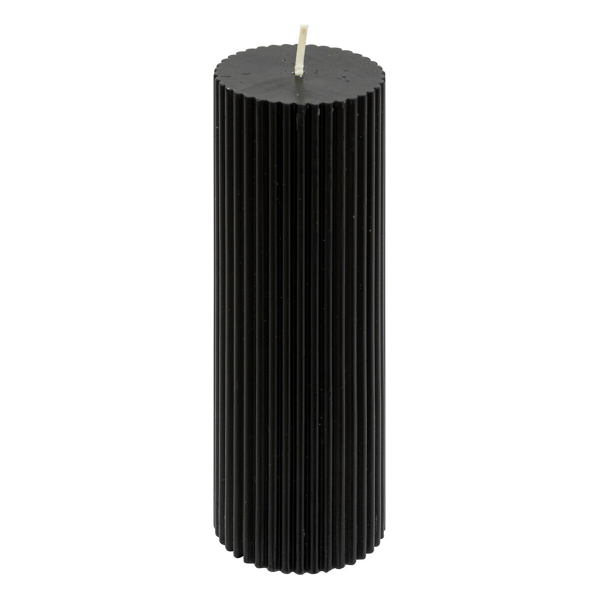 Demi Round Candle with Ridged Finish