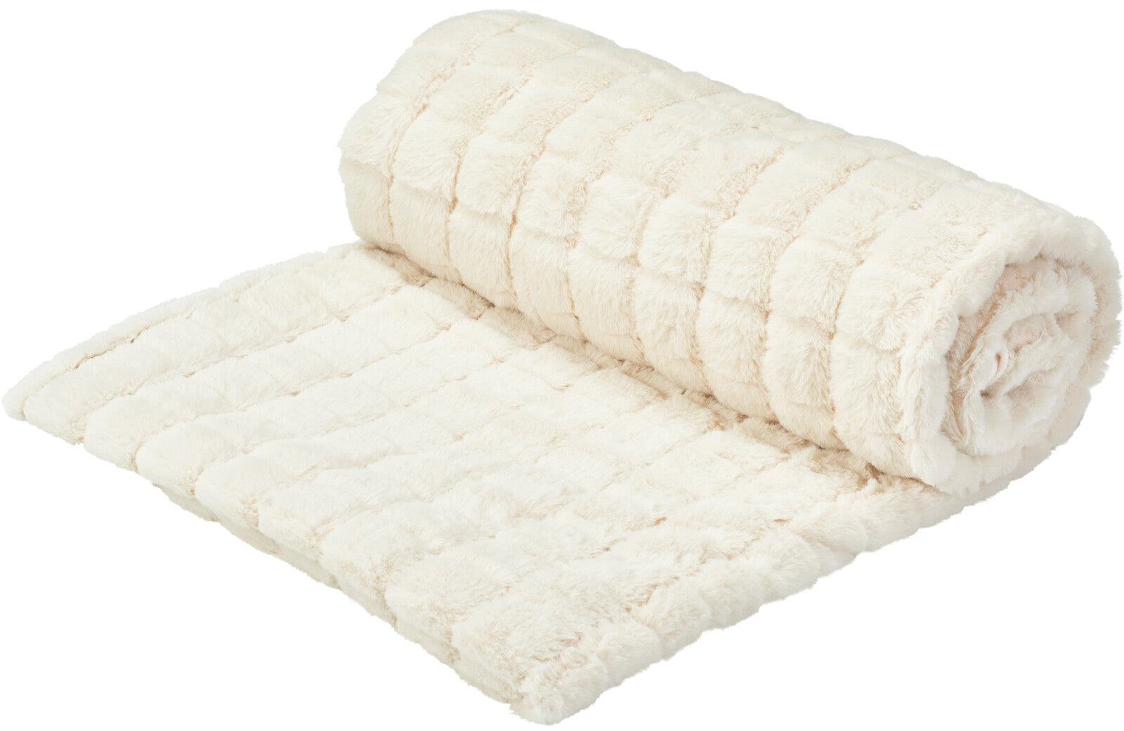Rabbit Checked Blanket Polyester Woven 160x130 cm