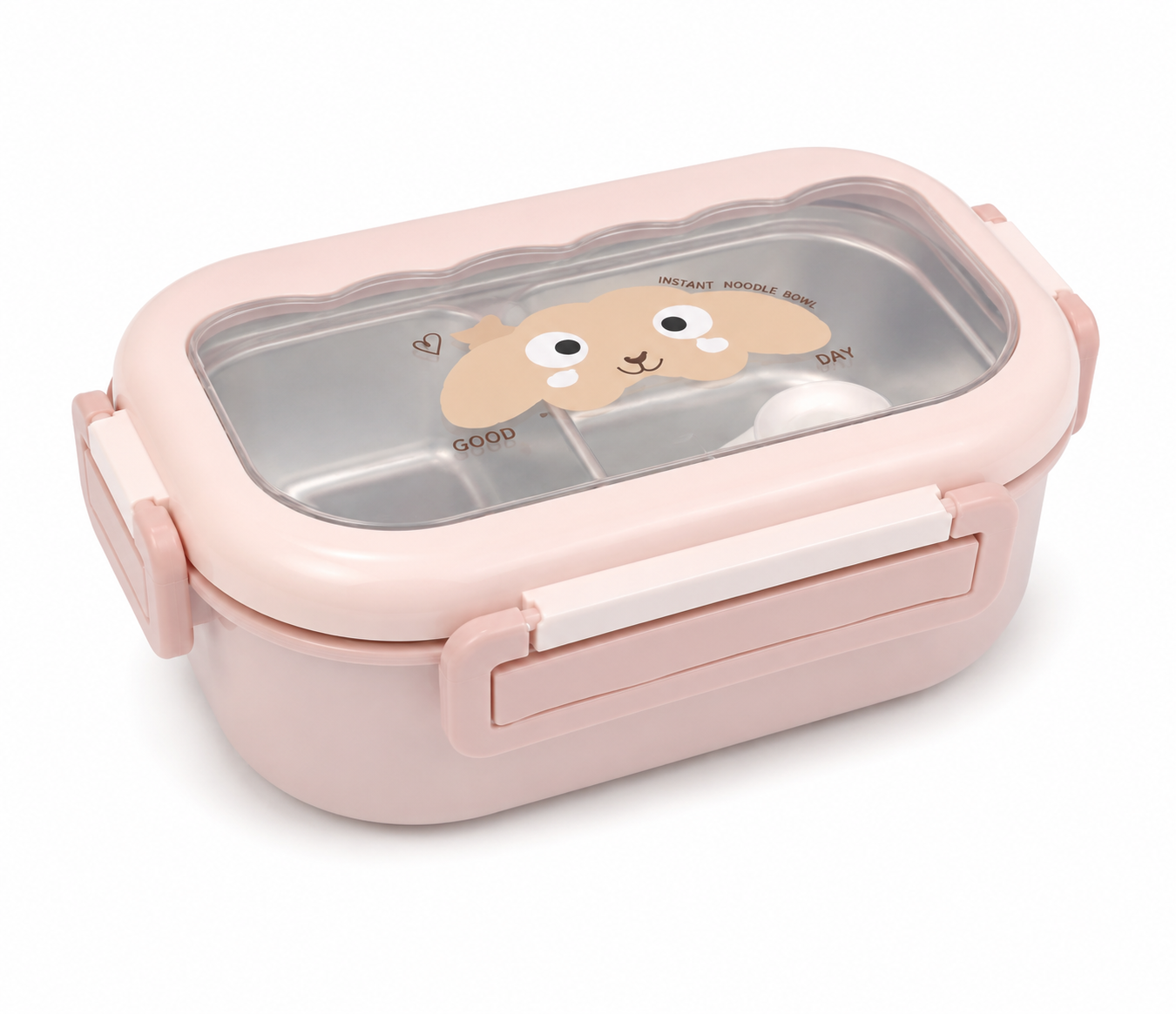 Stainless Steel Lunch Box – 2 Compartments