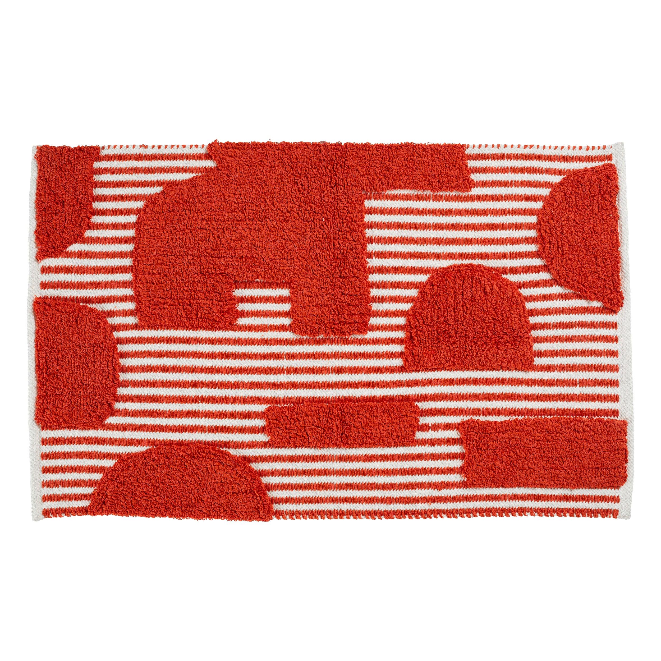 Poppy Rug - Tufted Cotton Rectangular Area Rug 90x60 cm