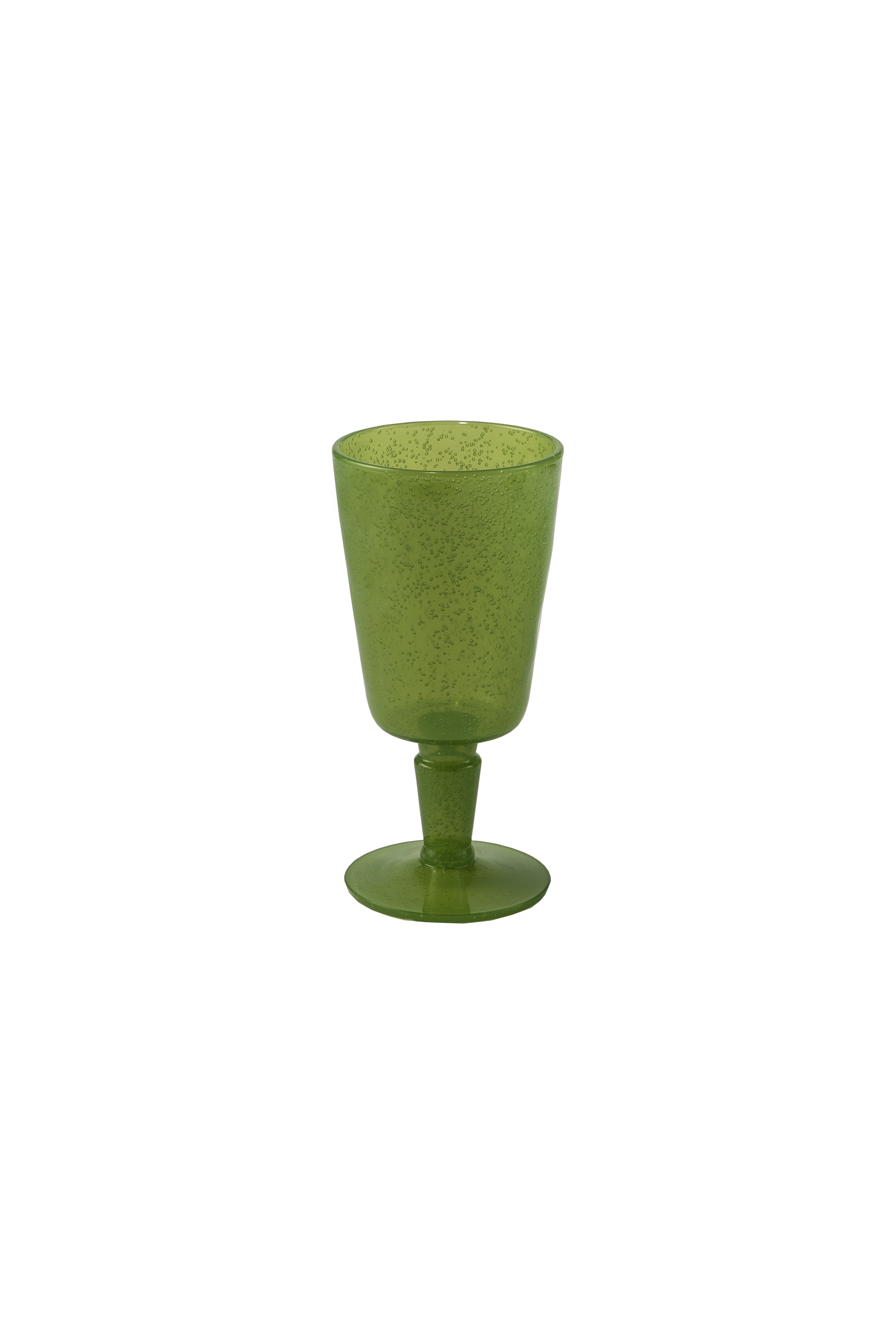 SYNTH GOBLET - Light Pistach Acrylic, 15.5 H x 8 D cm