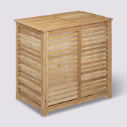 Bamboo Laundry Basket - Dual Compartment 50L