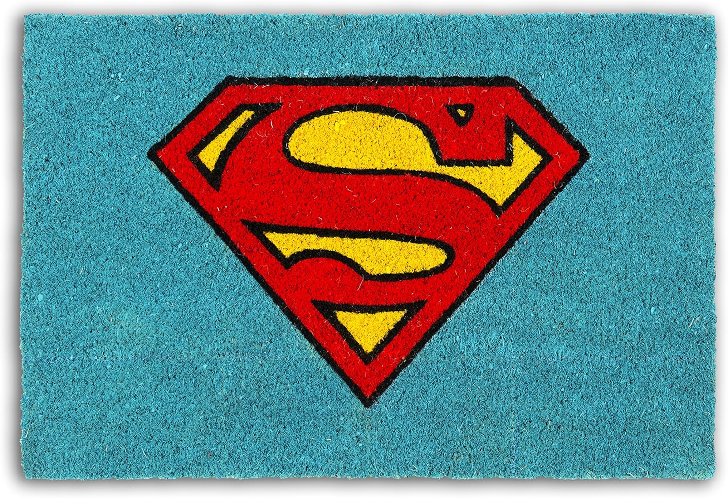 Superman Doormat Coir Non-Slip PVC Superhero Entry Mat 40x60cm