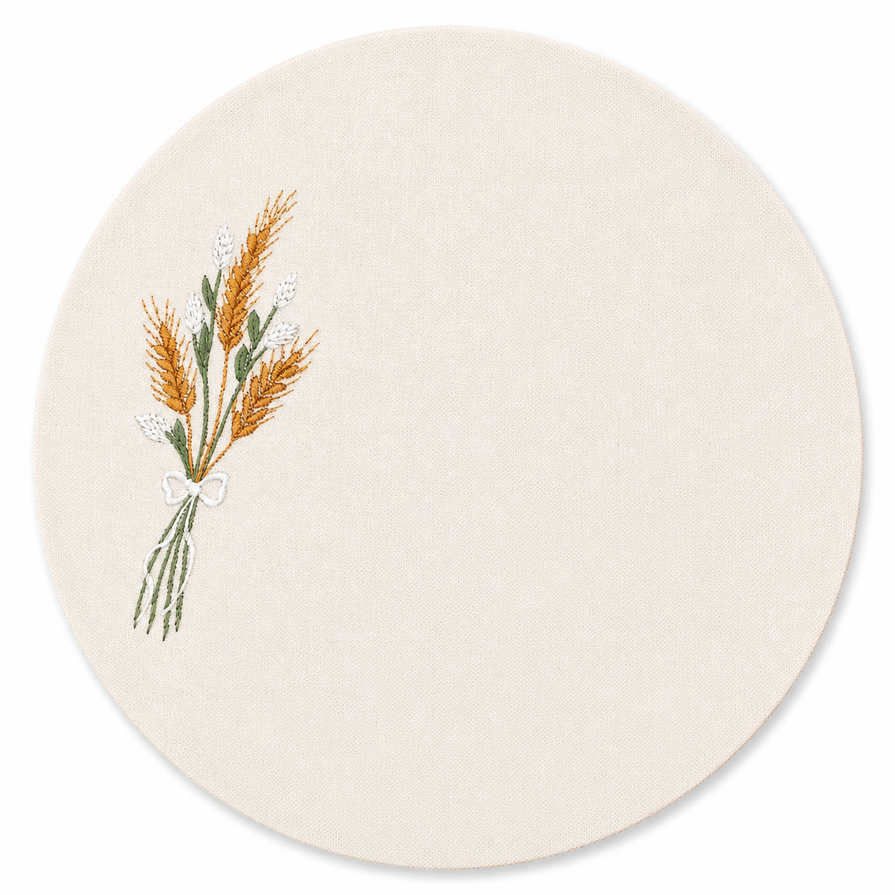 Handmade Round Placemat – 38 cm