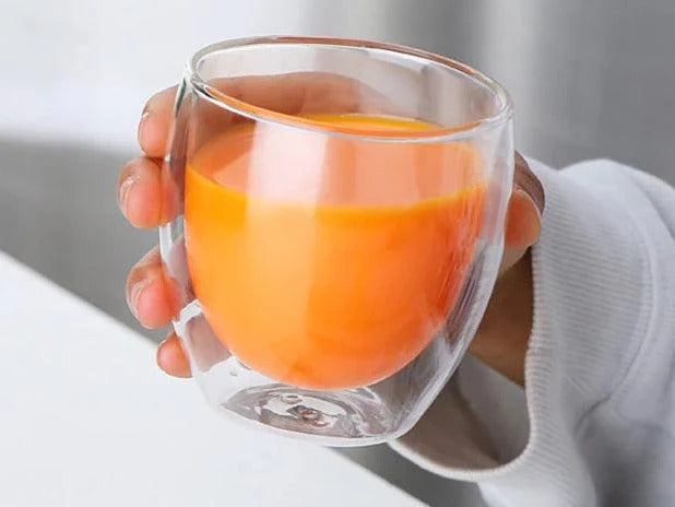 Double Glass Mug - 250ml Double Wall