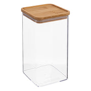 Square Storage Box with Bamboo Lid, 1.5L/2L