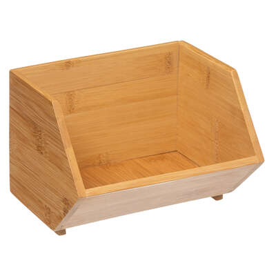 Stackable Bamboo Organizer – Compact & Stylish Storage