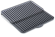 Double Dishwasher Rack Plastic Kitchen Drainer Grey White
